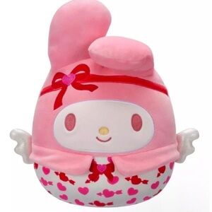 Squishmallows Pink and White Stuffed Animal